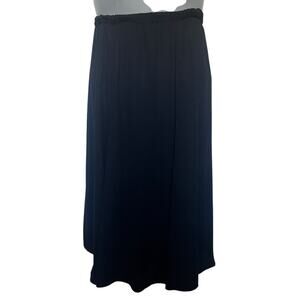 Vtg Y2K Another Thyme Maxi Pull On Skirt Sz XL Witchy Boho Gothic Chiffon USA